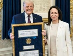 Machado Serahkan Nobel Perdamaiannya untuk Trump di Gedung Putih