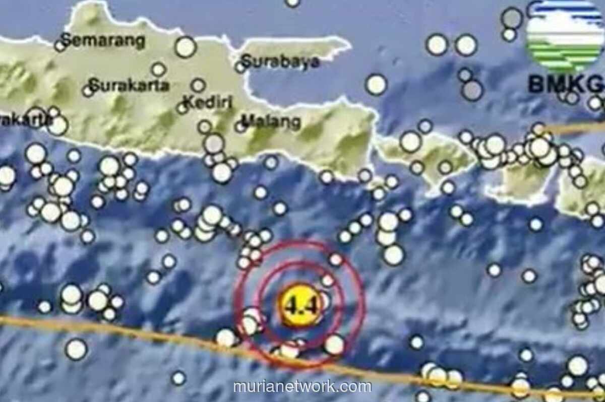 Gempa Magnitudo 4,4 Guncang Jember dari Laut Selatan