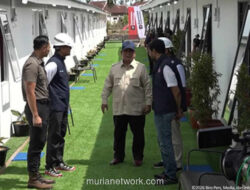 Prabowo Kagumi Hunian Sementara Korban Bencana di Aceh Tamiang