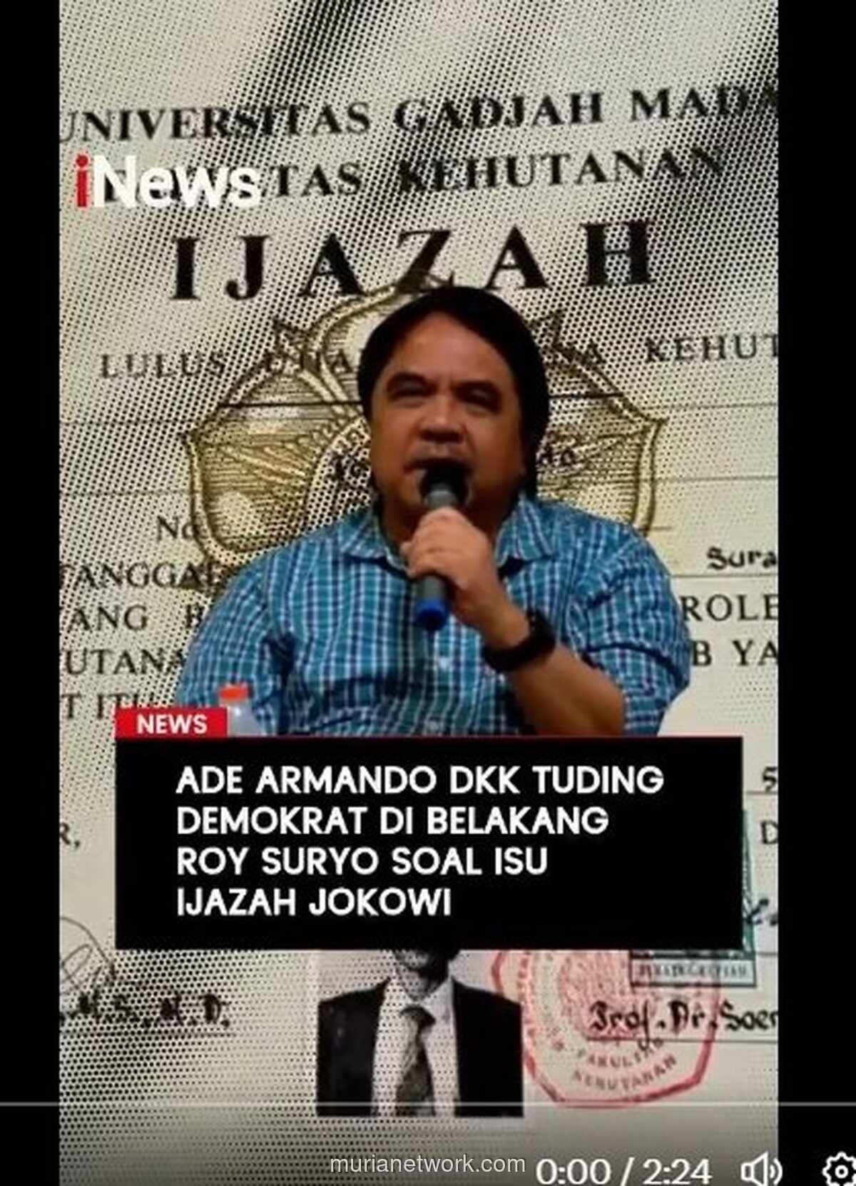 Gesekan PSI-Demokrat Terbuka, Ade Armando Tuding Roy Suryo Dijalankan Partai