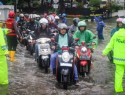 Banjir Lumpuhkan DI Panjaitan, Contra Flow Diterapkan untuk Atasi Macet Parah