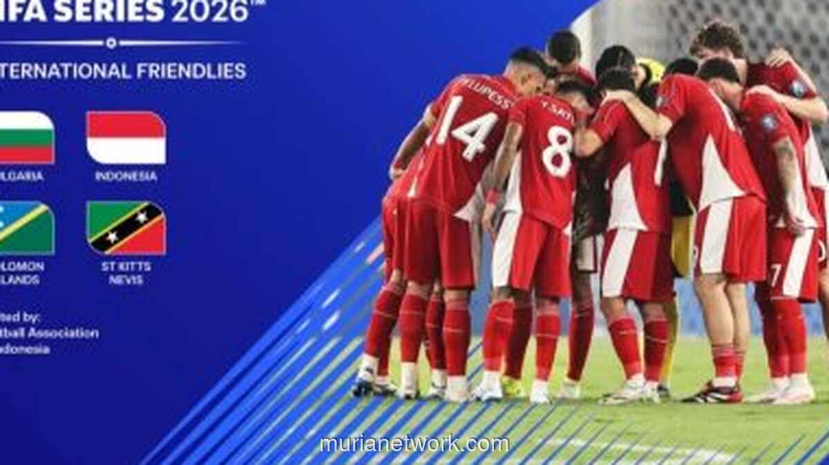 Indonesia Jadi Tuan Rumah FIFA Series 2026, Garuda Hadapi Bulgaria hingga Saint Kitts