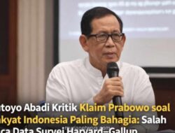 Sutoyo Abadi Bongkar Kesalahan Baca Data di Balik Klaim Rakyat Paling Bahagia