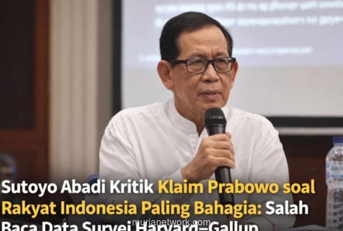 Sutoyo Abadi Bongkar Kesalahan Baca Data di Balik Klaim Rakyat Paling Bahagia
