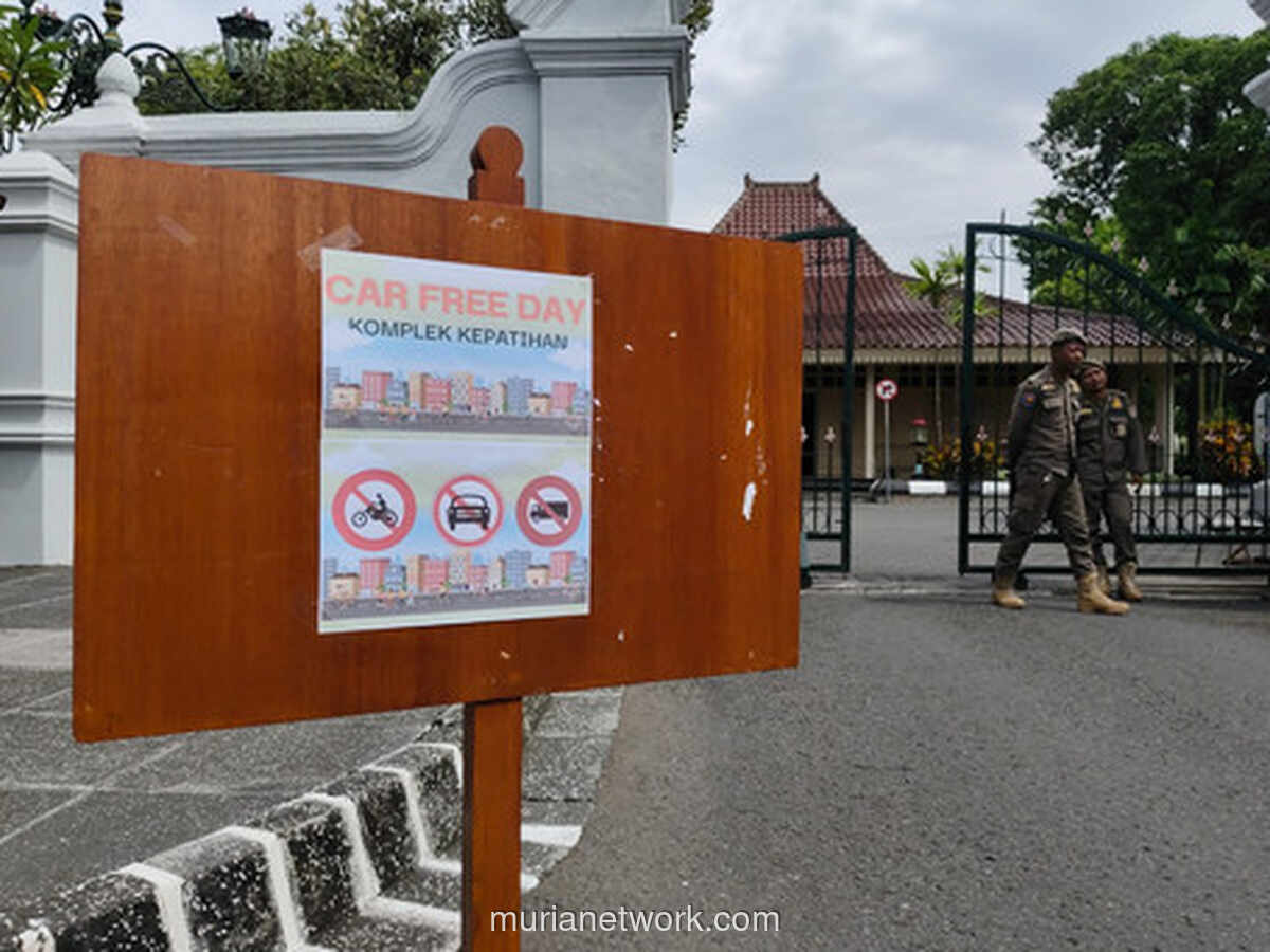 Puluhan Kendaraan ASN Berputar Haluan di Hari Bebas Mobil Kepatihan