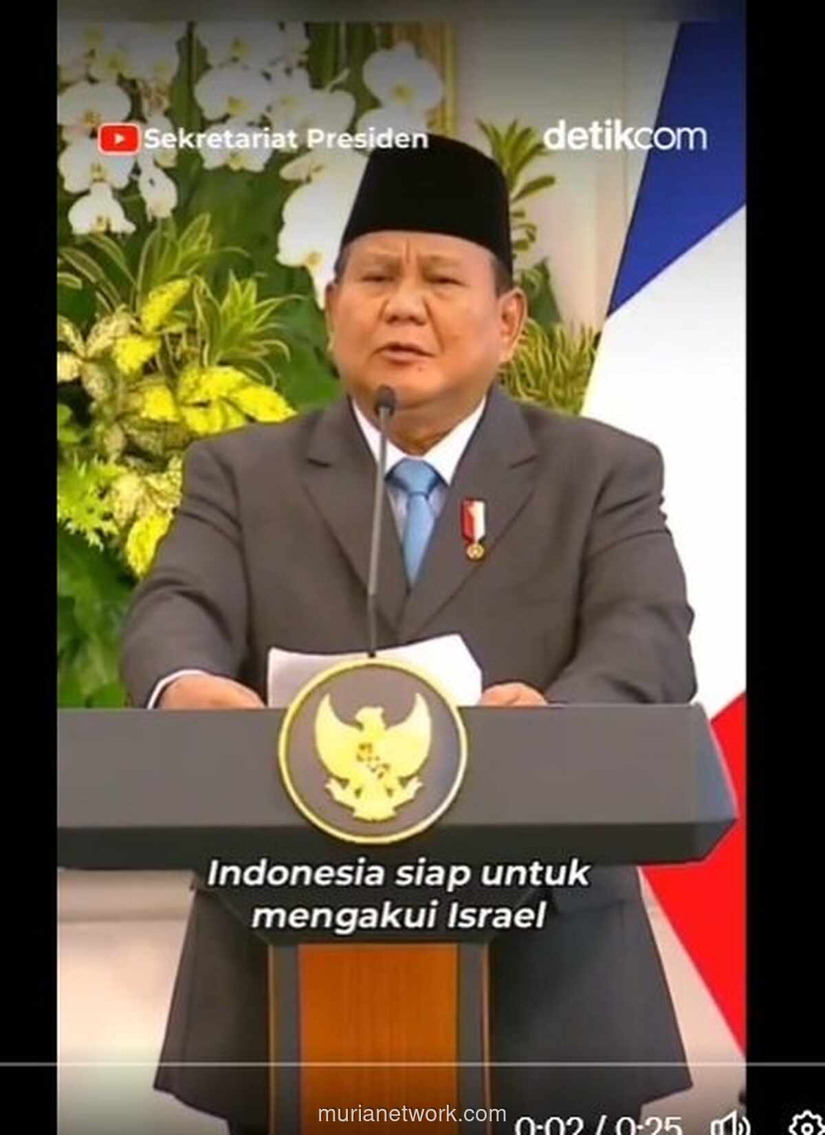 Pernyataan Prabowo Soal Israel Viral, Ternyata Ada Syarat yang Terpotong