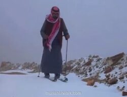 Arab Saudi Membeku: Saat Gurun Pasir Tercatat Suhu -10 Derajat Celcius