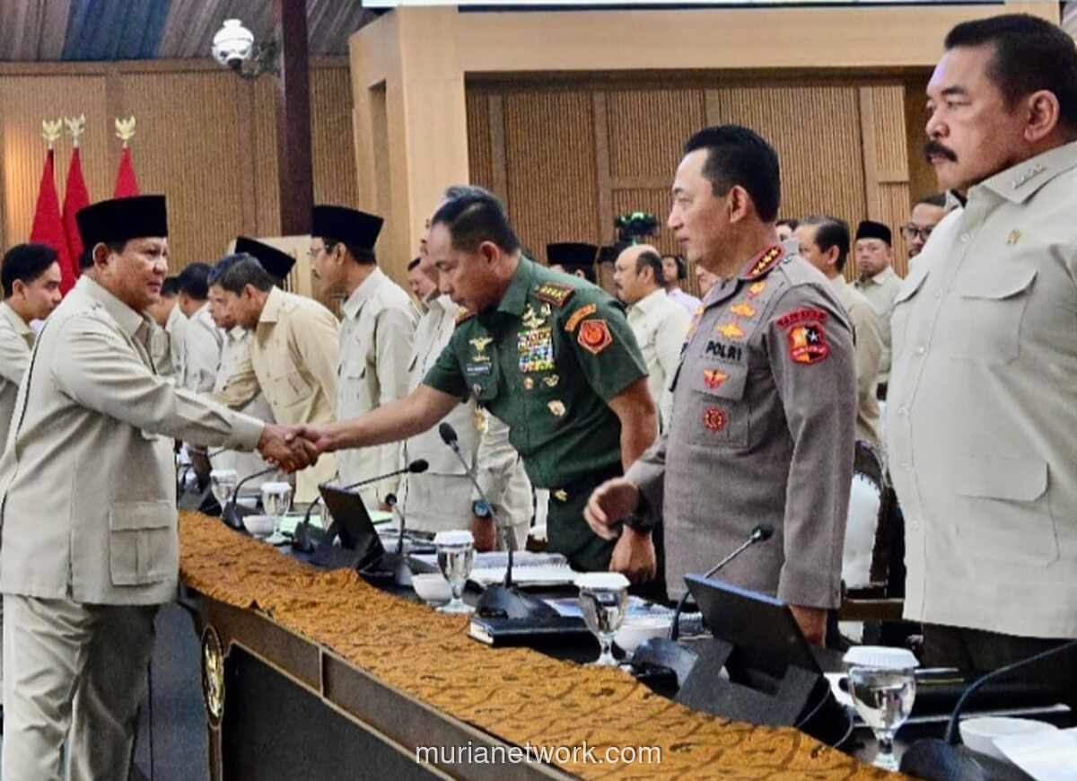 Prabowo Soroti Swasembada Pangan dan Hadirnya Panglima TNI dalam Taklimat Awal Tahun