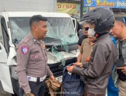 Tabrakan Beruntun di Bogor Utara, Sopir Pikap Terluka Usai Truk Rem Mendadak