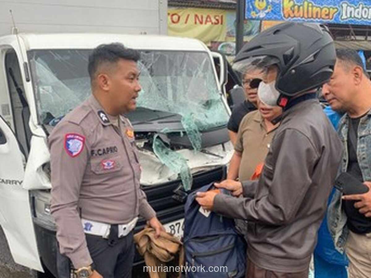 Tabrakan Beruntun di Bogor Utara, Sopir Pikap Terluka Usai Truk Rem Mendadak