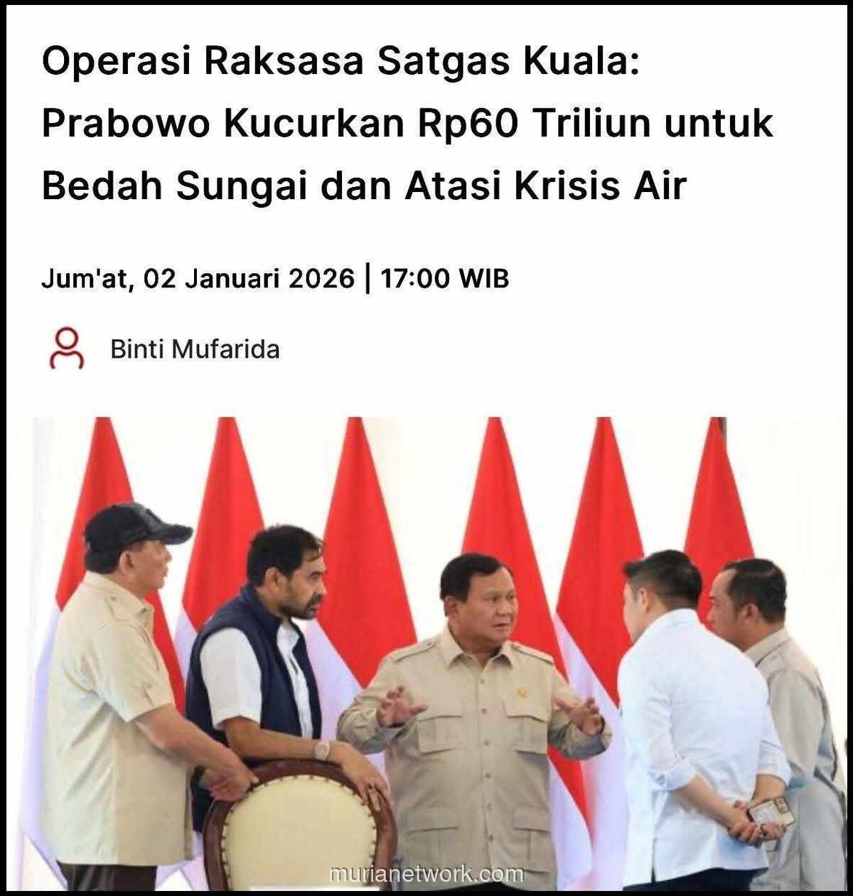 Mur Kendor di Jembatan Republik: Satgas Kuala dan Ilusi Penanganan Bencana