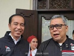 Jokowi Hadiri Rakernas PSI, Partai Siapkan Perang Akar Rumput