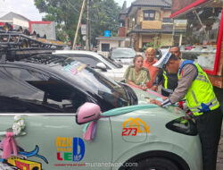 Mobil Listrik Sahabat Wulan Sagita Diringkus Polisi Gara-gara Lampu Strobonya