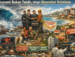 Tsunami Berulang, Zona Merah Tetap Dibangun: Kapan Negara Berani Bertindak?