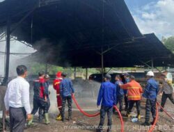Gudang Solar Ilegal di Muara Enim Ludes Terbakar, Warga Beruntung Tak Jadi Korban
