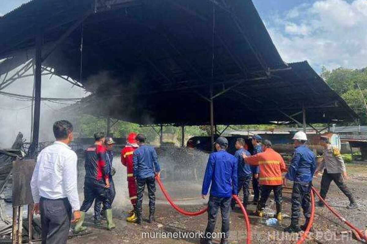 Gudang Solar Ilegal di Muara Enim Ludes Terbakar, Warga Beruntung Tak Jadi Korban