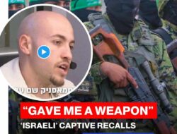 Saat Gedung Runtuh, Penculik Hamas Serahkan Senjata ke Tawanannya