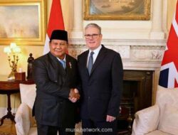 Prabowo dan Starmer Perkuat Kemitraan Strategis di Tengah Hujan London