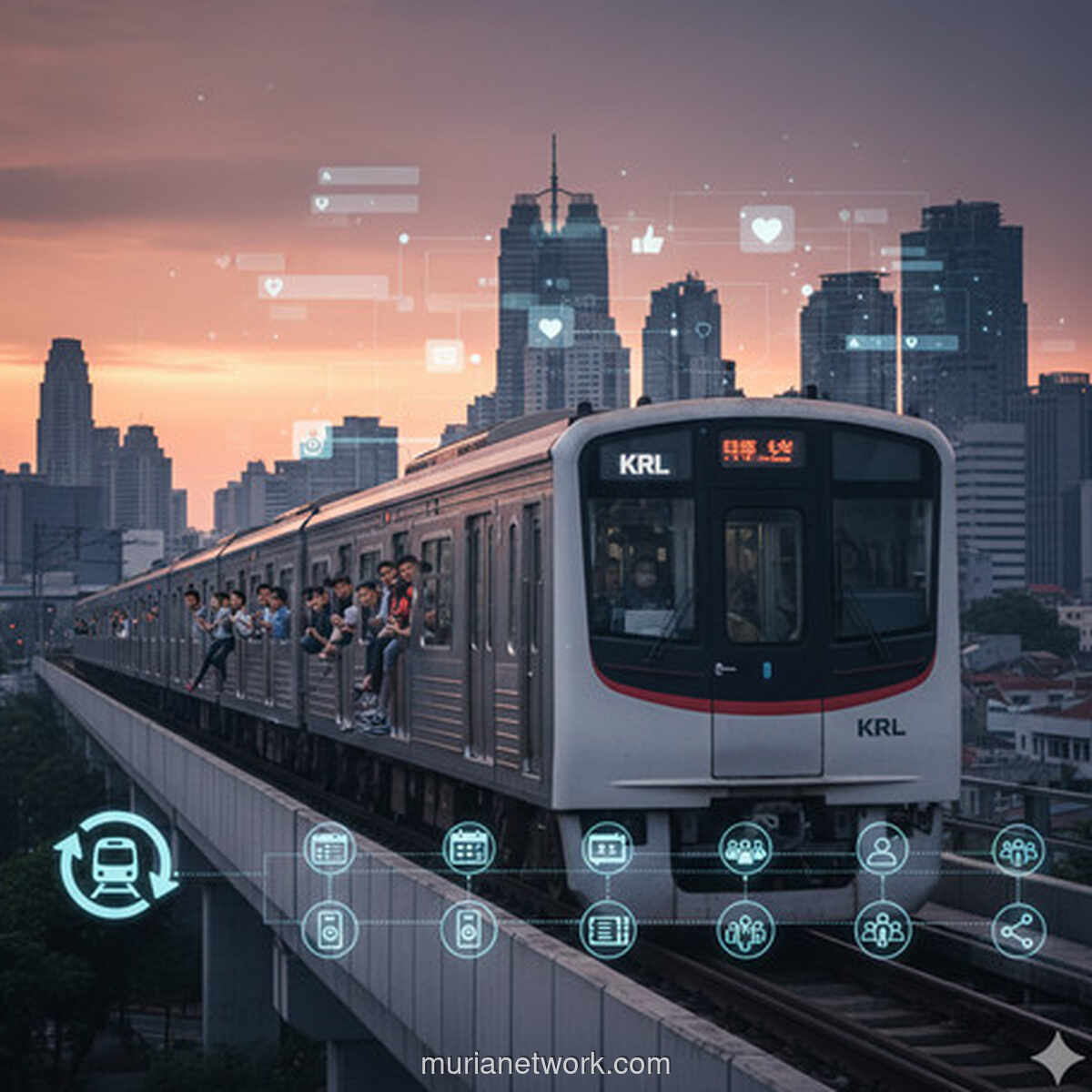 Drama dan Kebaikan di Balik Sesaknya Gerbong KRL