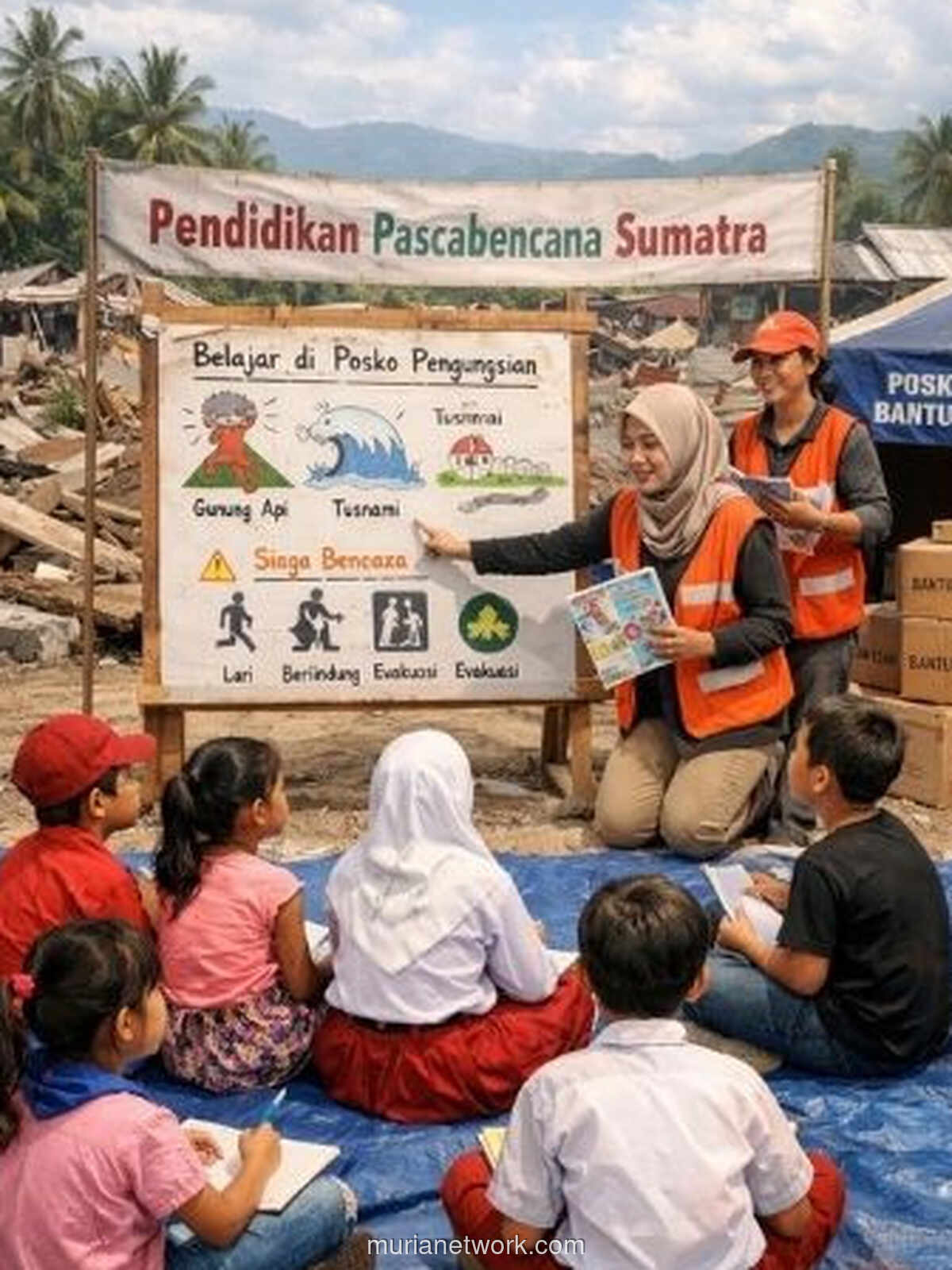 Pendidikan Terkatung-katung: Ratusan Ribu Anak Korban Bencana Ditinggal Negara