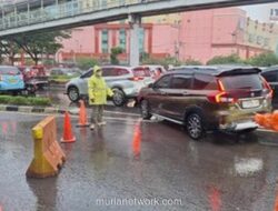 Jalur Suprapto Tergenang, Pengendara Dialihkan ke Busway