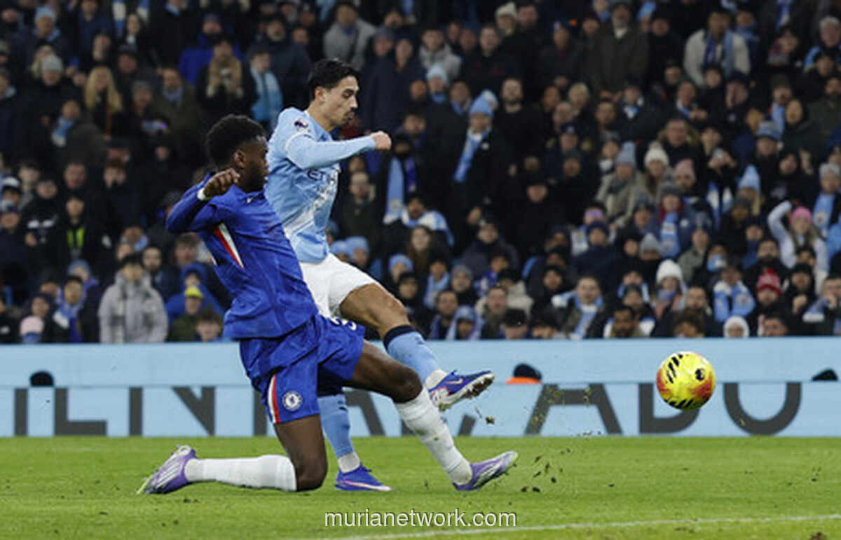 City Tersandung di Kandang, Chelsea Selamatkan Poin di Menit Akhir