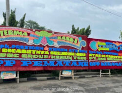 Karangan Bunga Penuh Makna di Kantor Gubernur Lampung Usai Pencabutan HGU Rp14,5 Triliun