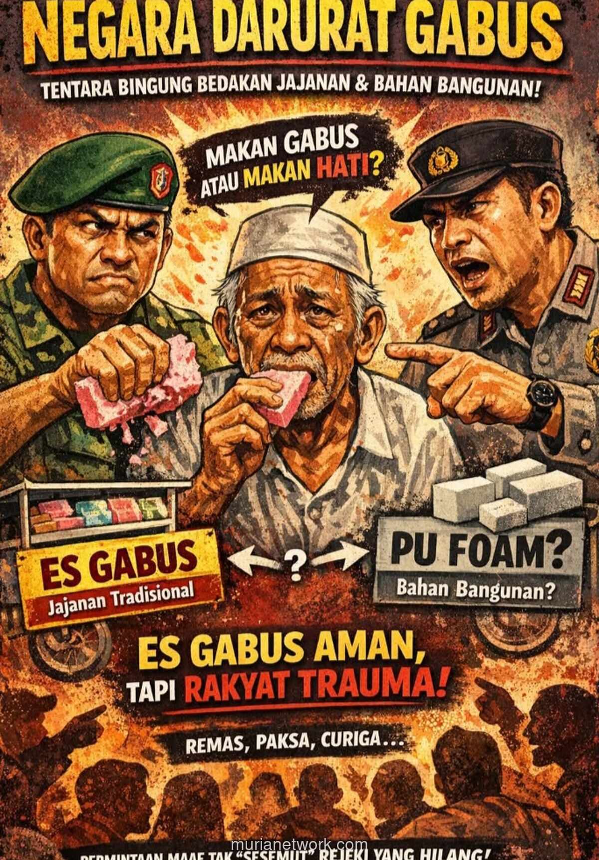 Es Jadul Dinyatakan Aman, Tapi Arogansi Seragam Sudah Terlanjur Melukai