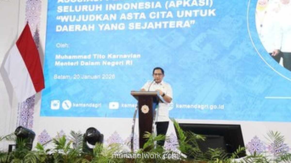 Tito Karnavian Tutup Rakernas APKASI, Soroti Semangat Prabowo untuk Daerah