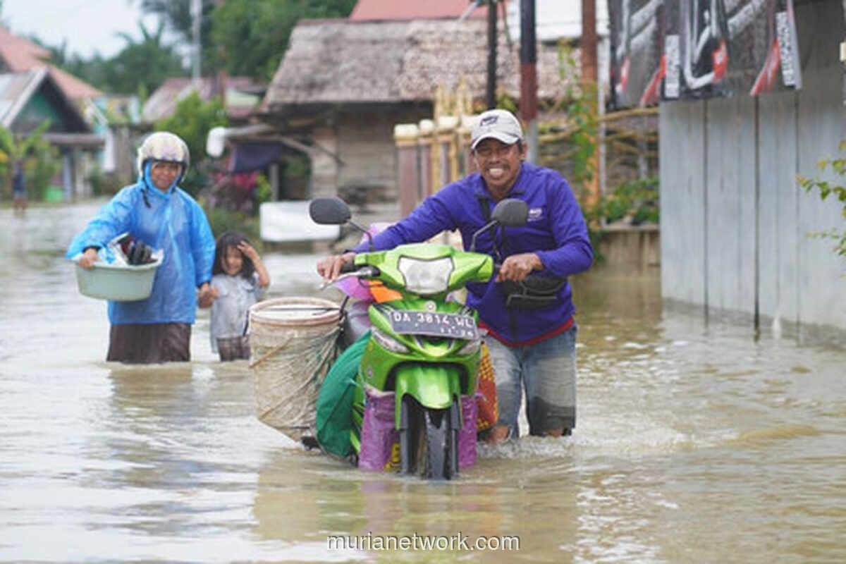 Banjir Banjar Meluas, 43 Ribu Keluarga Terjebak Genangan