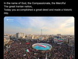 Iran Unggul di Gelombang Protes, AS Beralih ke Meja Dialog