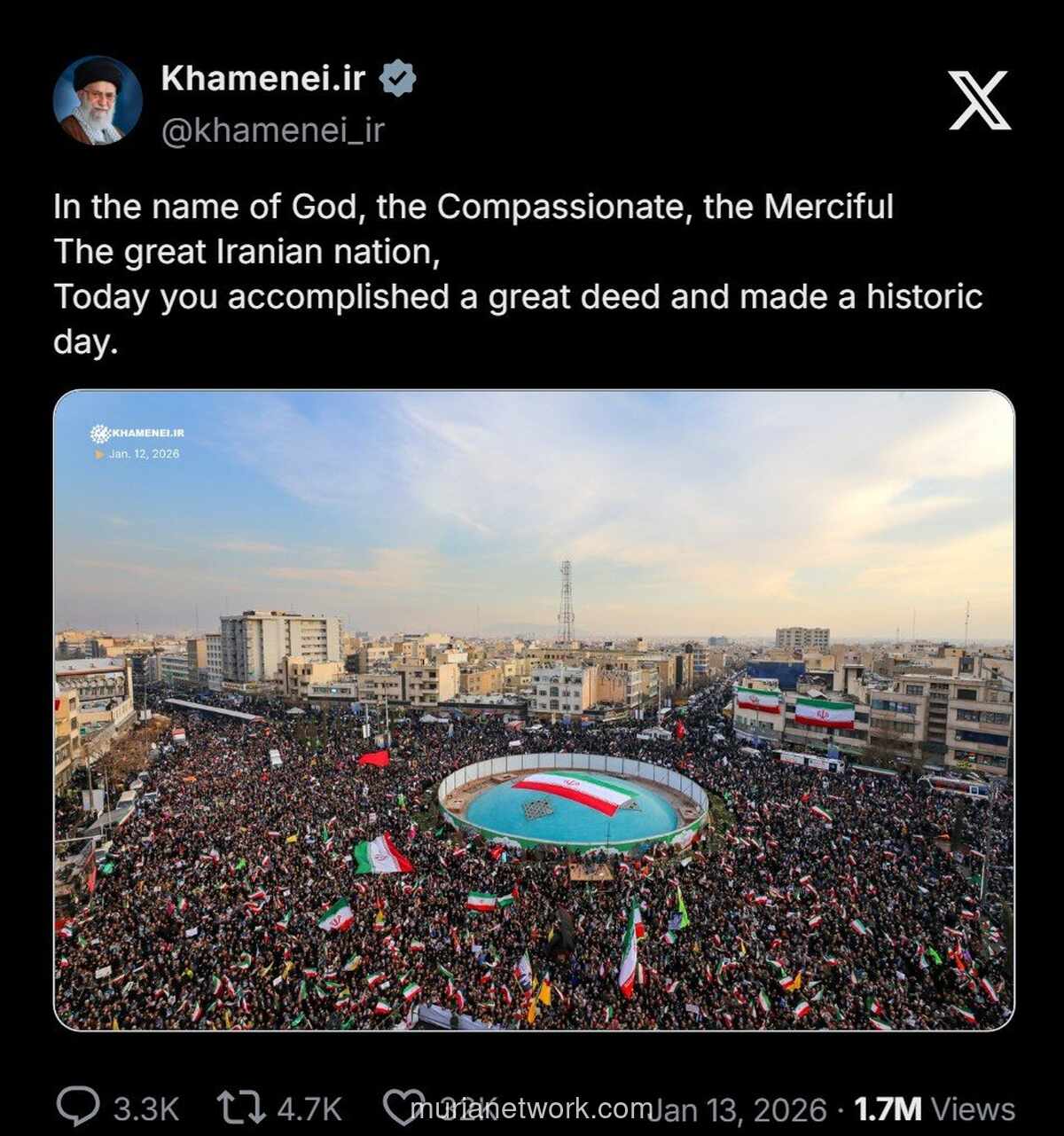 Iran Unggul di Gelombang Protes, AS Beralih ke Meja Dialog