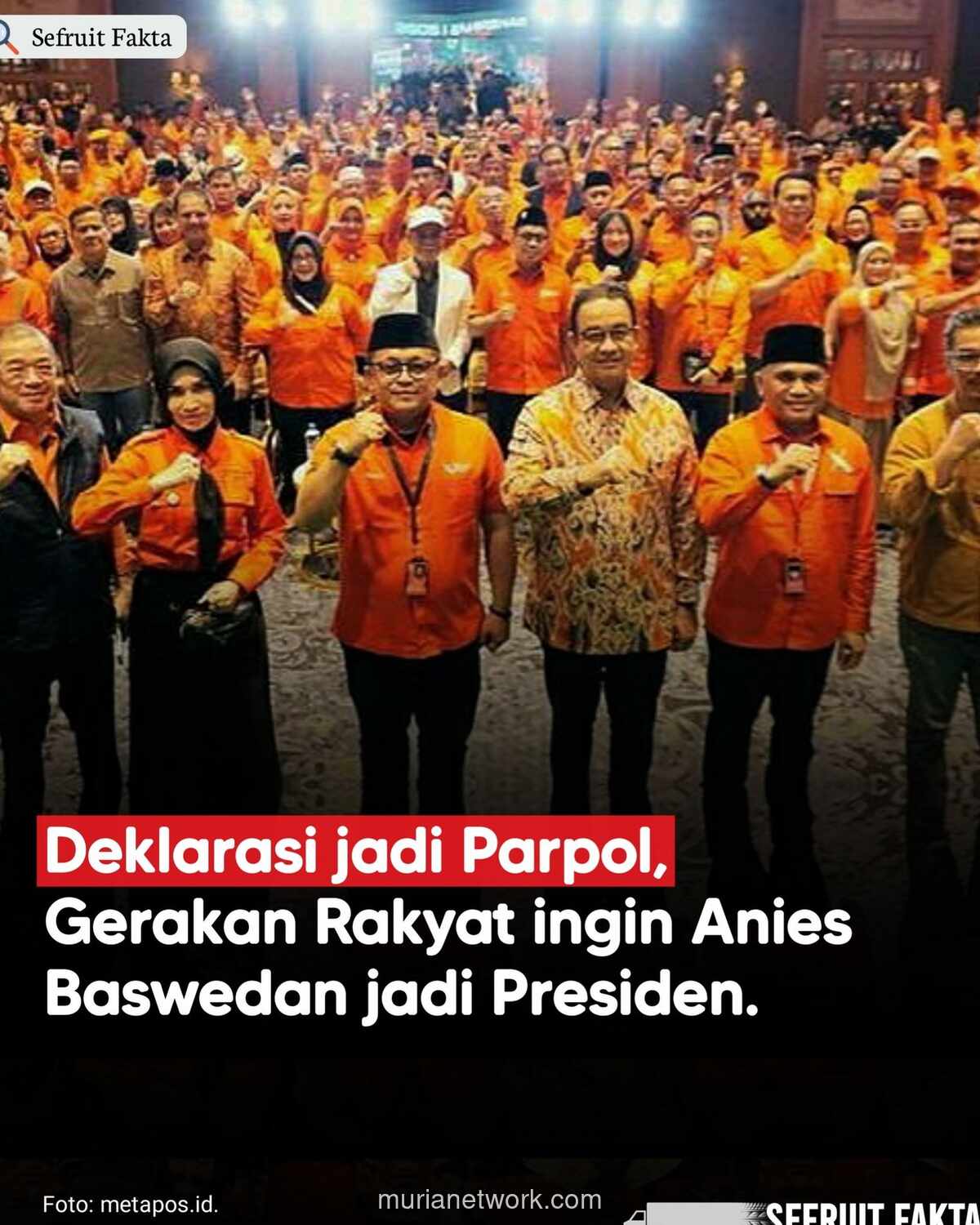 Nandang Buka Suara: Anies Tak Jadi Ketum Gerakan Rakyat Demi Ruang Gerak Lebih Luas