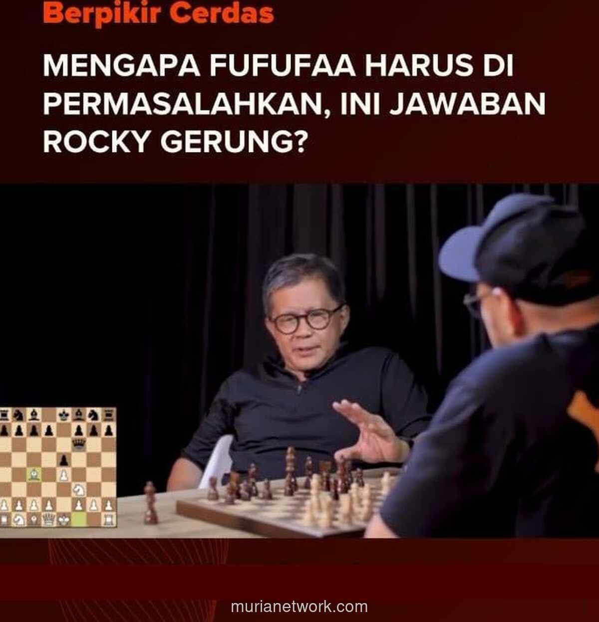 Rocky Gerung Soroti Alasan Fufufafa Tak Boleh Hanya Dilupakan