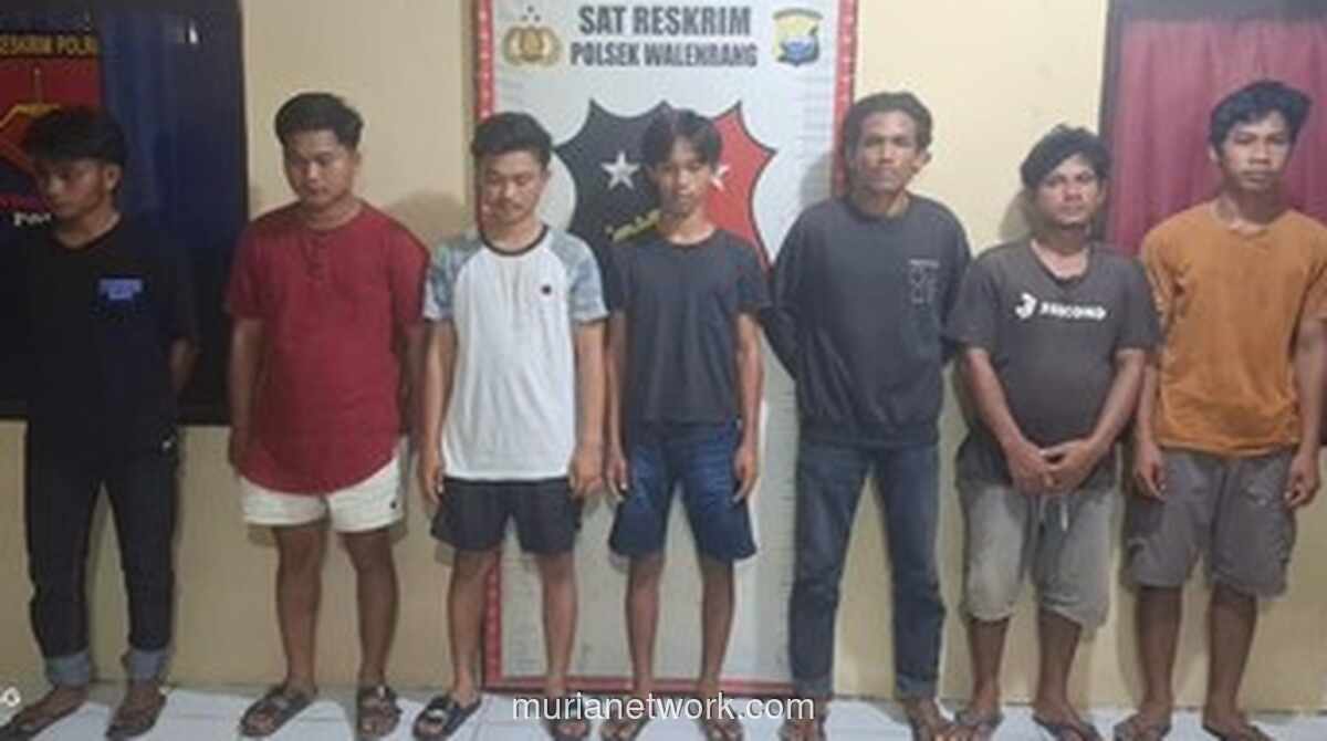 Tujuh Pemuda Diringkus Usai Aniaya Pengendara dan Siram Air Panas ke Ibu Gendong Balita