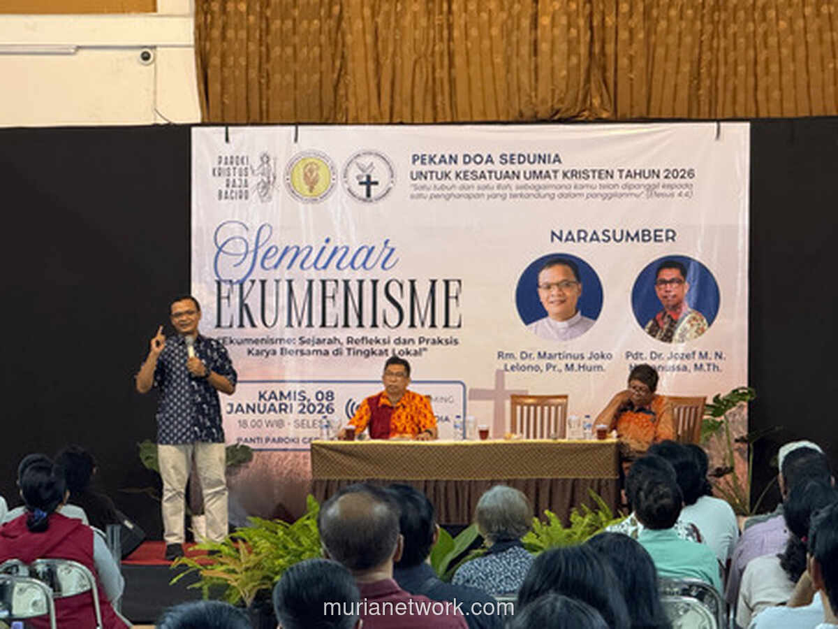 Di Gereja Baciro, Perbedaan Ditangguhkan untuk Doa Bersama