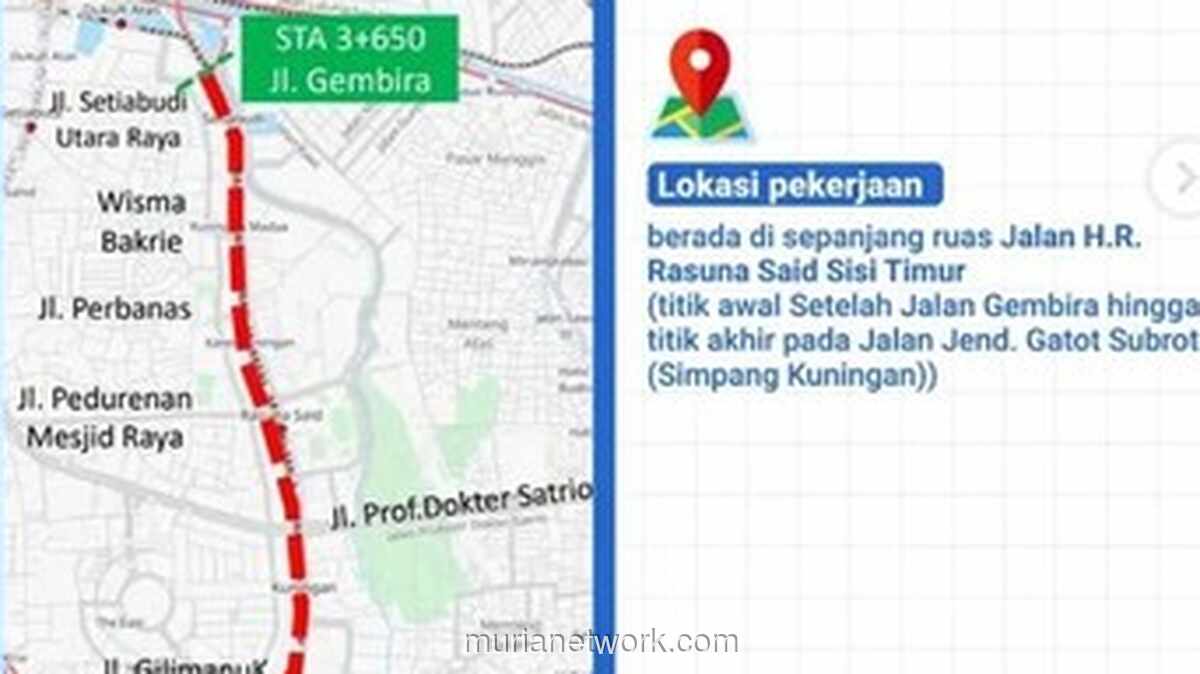 Tiang Monorel Rasuna Said Akhirnya Runtuh, Lalu Lintas Dijamin Tak Tersendat