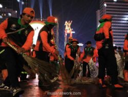 Jakarta Kembali Kinclong Usai Malam Tahun Baru, Volume Sampah Turun Drastis