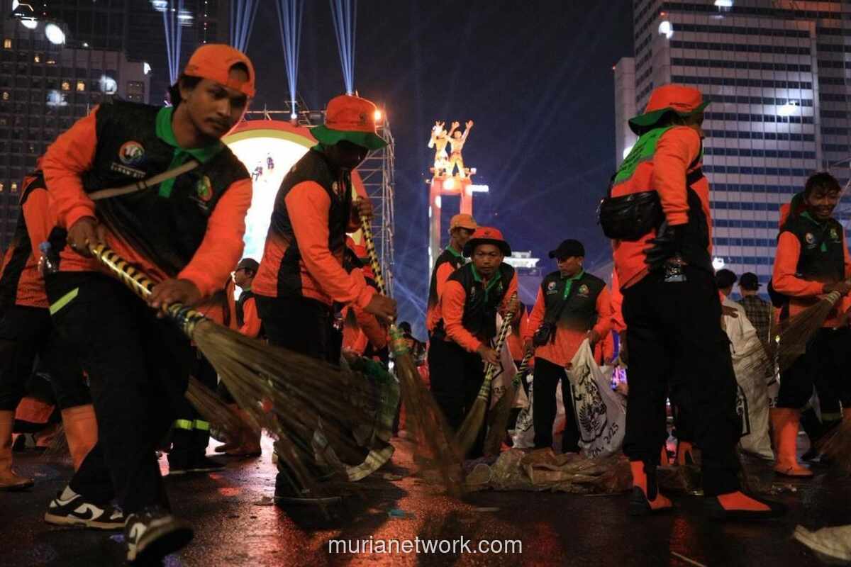 Jakarta Kembali Kinclong Usai Malam Tahun Baru, Volume Sampah Turun Drastis