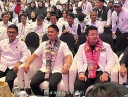 Kaesang Disambut Tarian Adat di Pelantikan Pengurus PSI Sulsel