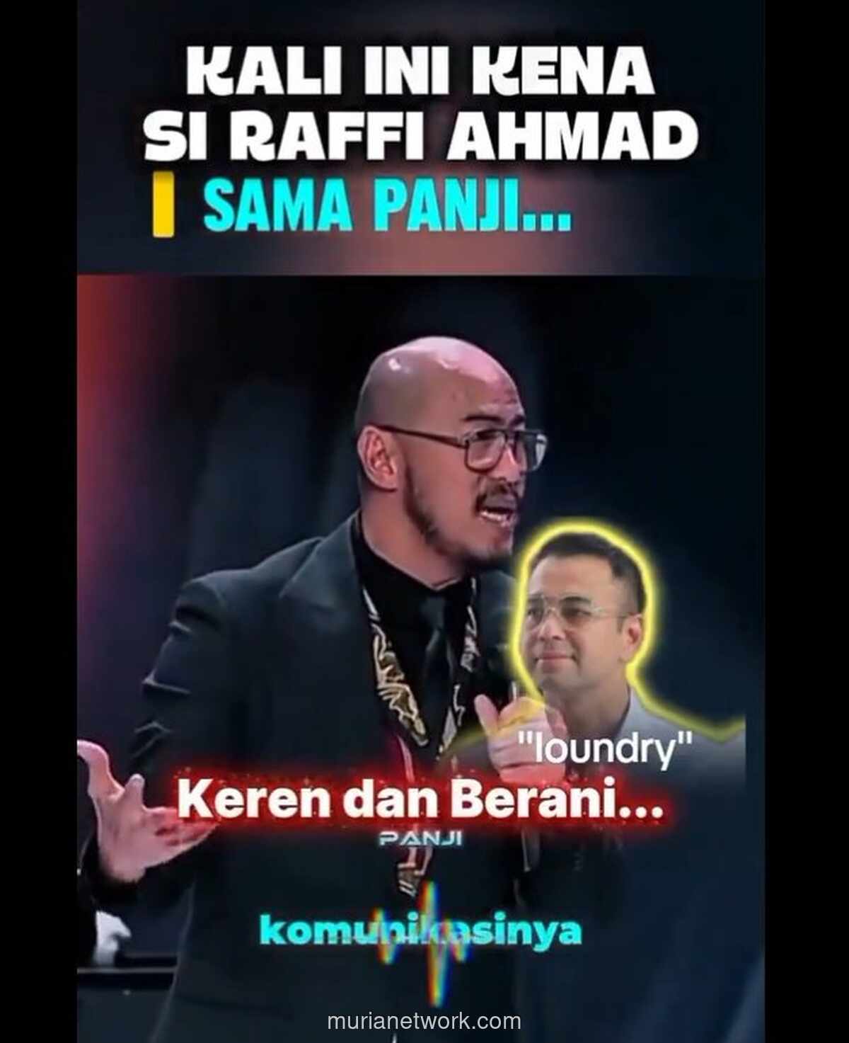 Pandji Pragiwaksono Sindir Raffi Ahmad soal Pencucian Uang di Spesial Netflix