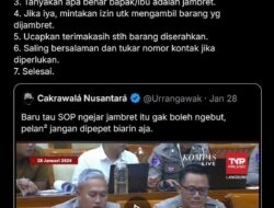 Jambret Dikejar dengan Salam dan Permisi: Panduan Satir yang Bikin Warganet Geram