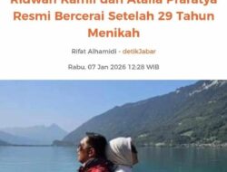Perceraian Ridwan Kamil dan Atalia Ditetapkan, Akhiri 29 Tahun Ikatan Pernikahan