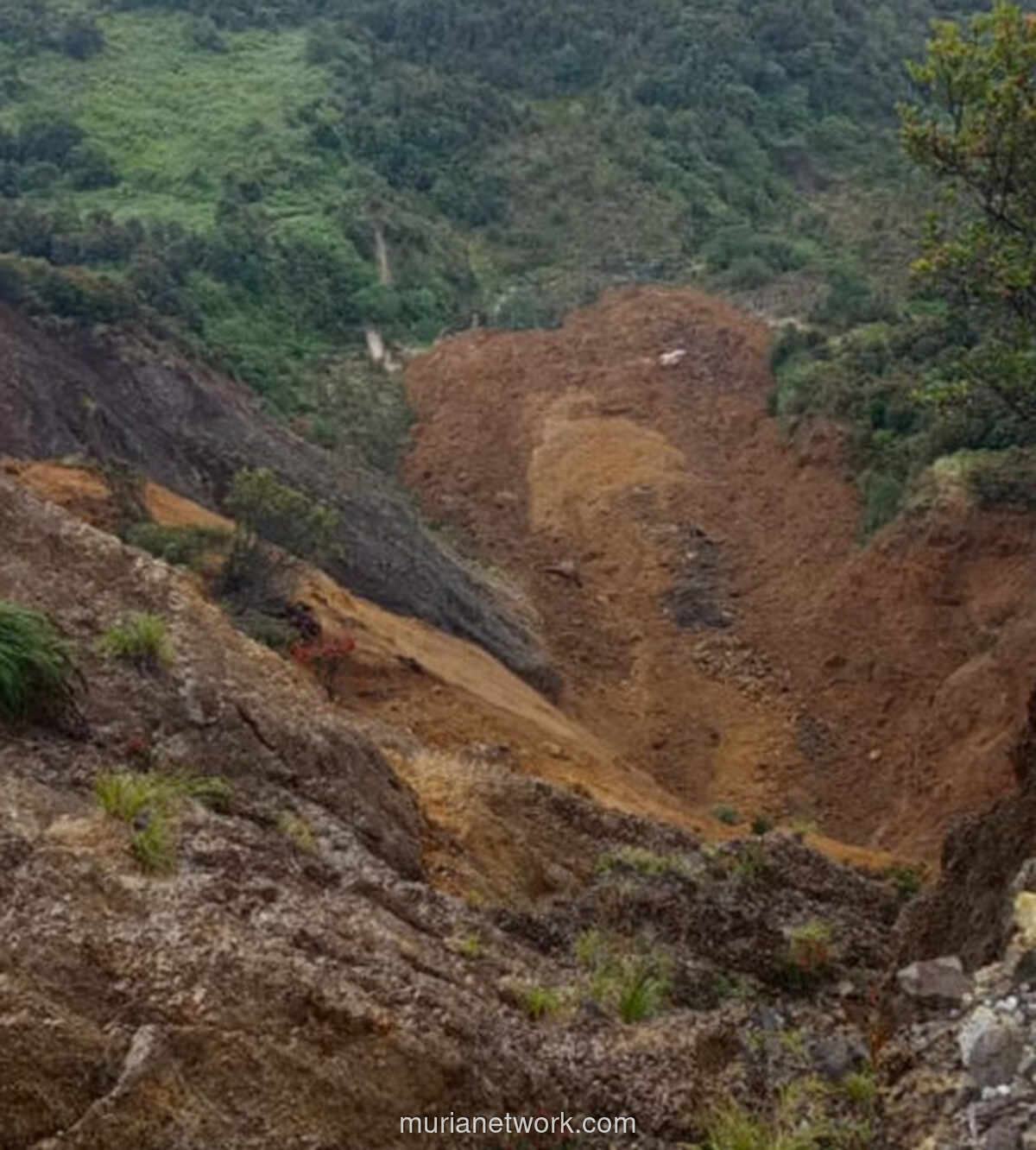 Longsor Tutup Jalur Favorit Pendaki Gunung Papandayan