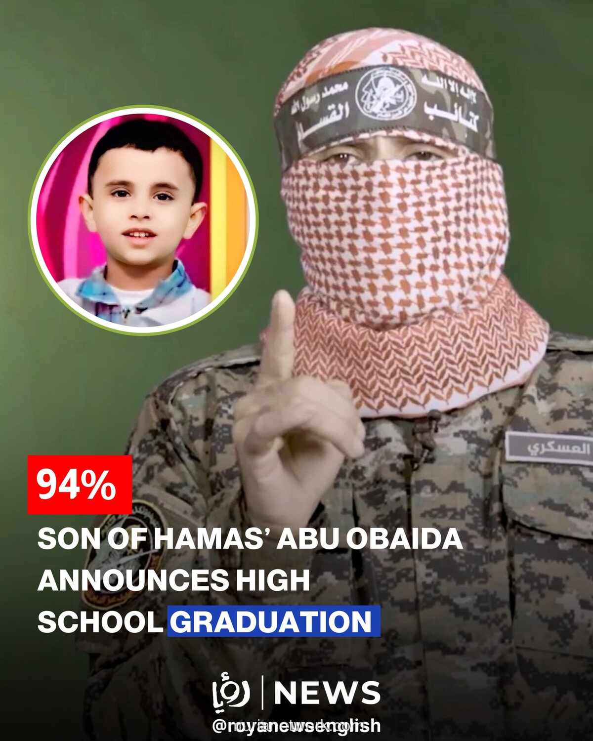 Di Tengah Duka, Ibrahim Raih 94 Persen di Ujian SMA Gaza