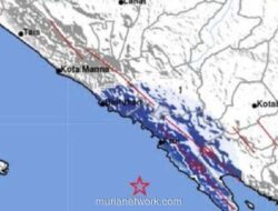 Gempa Magnitudo 4,5 Guncang Pesisir Barat Lampung