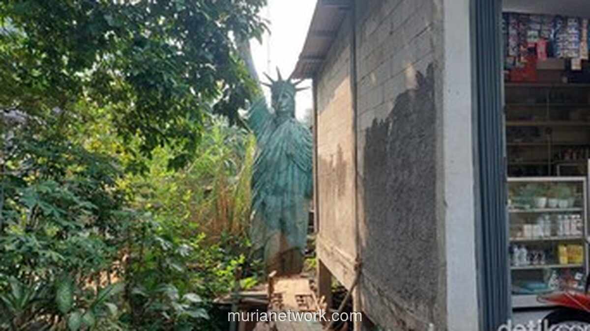 Patung Liberty Tersembunyi di Tangerang, Ternyata Bakal Jadi Cetakan