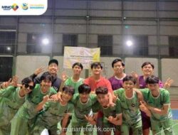 Tim Futsal MNC University Rebut Podium Ketiga di Turnamen Psikologi UPI