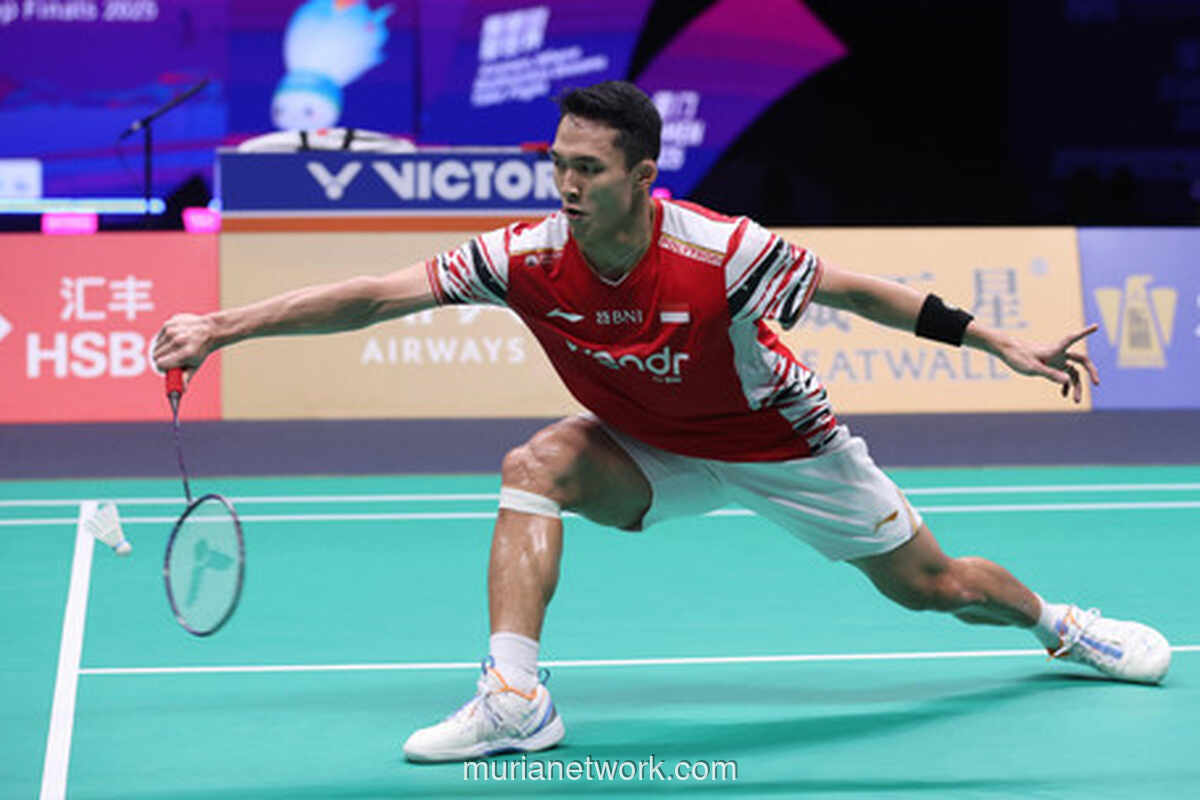 Jonatan Christie Tundukkan Wakil Tuan Rumah di Gim Penuh Ketegangan