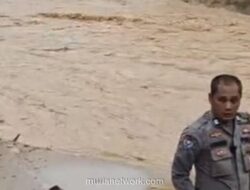 Hujan Deras Picu Sungai Aek Doras Nyaris Meluap, Asrama Polisi Kebanjiran